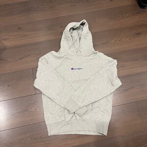 Champion Light Gray Hoodie